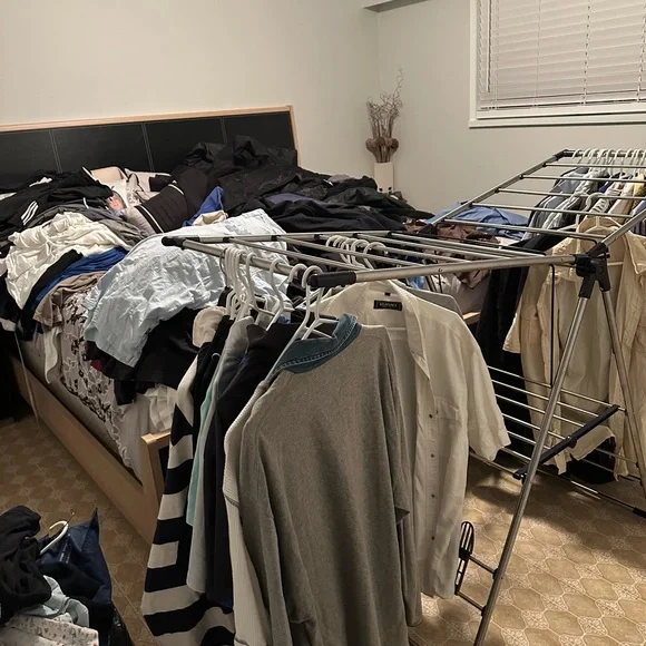 Foldable Metal Clothes Drying Rack - Picture 1 of 1